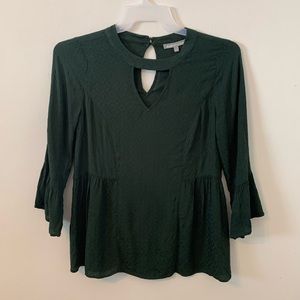 🤑2/$20 Daniel Rainn Green Blouse Top Size S